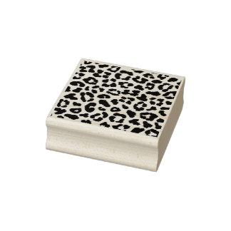 Leopard Pattern Print Leopard Pattern Print Rubber Stamp