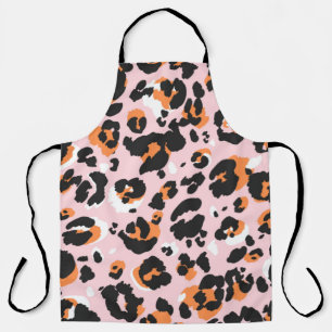 Leopard pattern seamless. Classic leo texture. Tre Apron