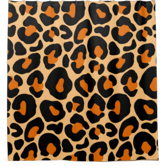 Leopard Pattern Shower Curtain