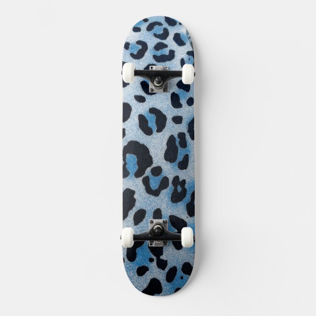 Leopard Pattern Skateboard (Front)