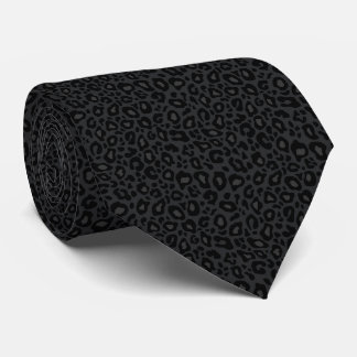 leopard pattern tie