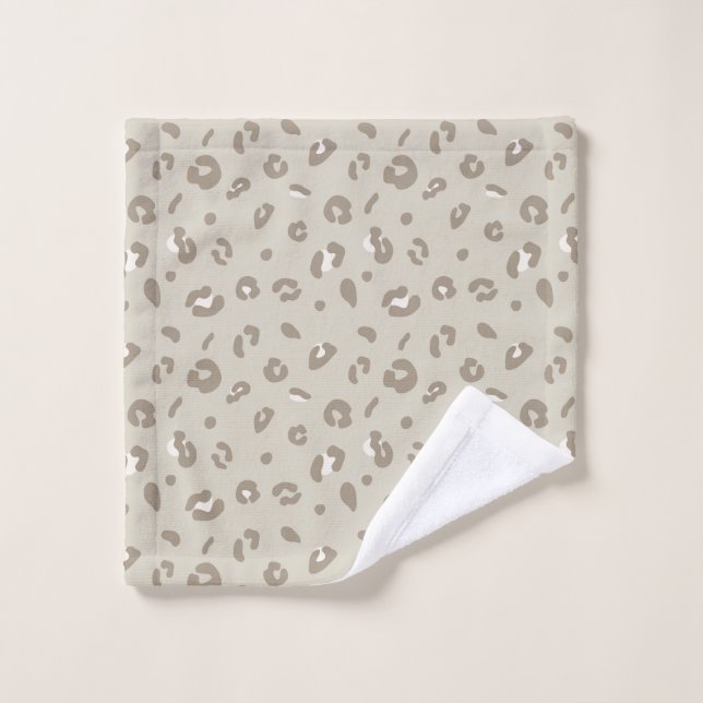 Leopard Pattern Wash Cloth (Wash Cloth)