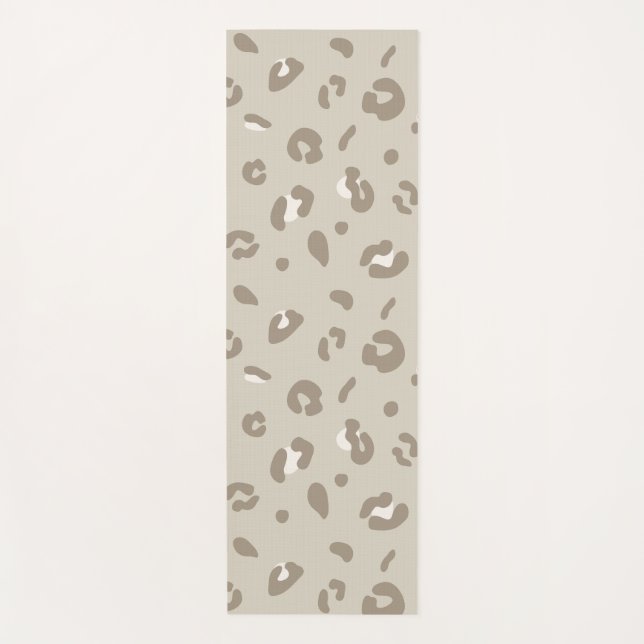 Leopard Pattern Yoga Mat (Front)