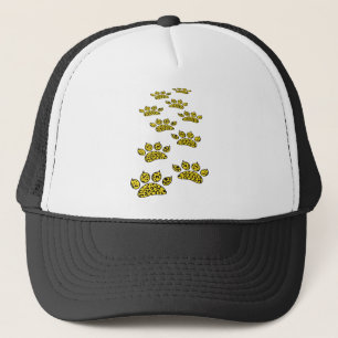 Leopard Paw Print Trucker Hat