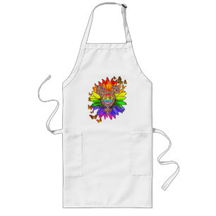 Leopard Pe Sign LGBT Pride Month Long Apron