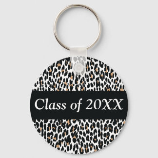Leopard Personalised Class Of Keychain