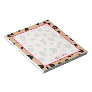 Leopard Personalised Notepad
