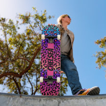 Leopard Personalised Skateboard Deck