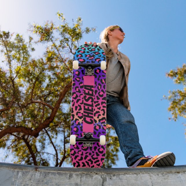 Leopard Personalised Skateboard Deck (Outdoor 1)
