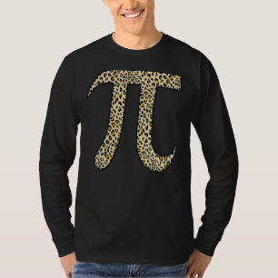 Leopard Pi Symbol National Pi Day T-Shirt