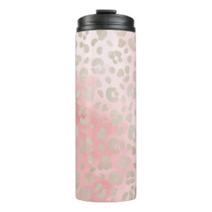 Leopard Pink Pattern Thermal Tumbler
