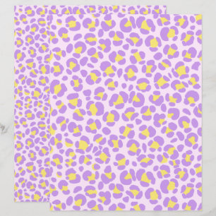Leopard Pink Purple Yellow