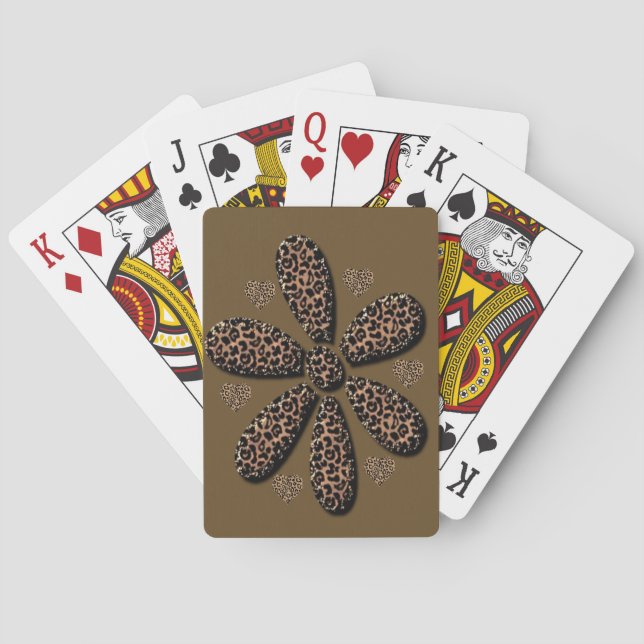 Leopard Playing Card Deck (Back)