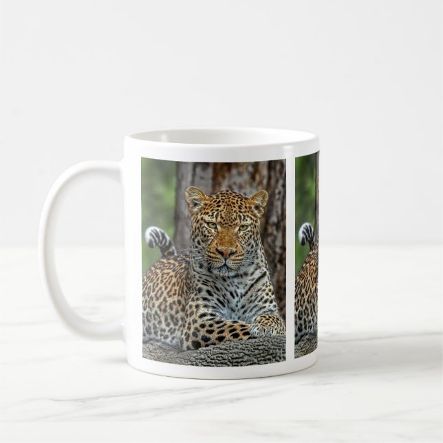 Leopard Portrait Mug (Left)