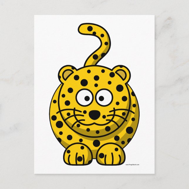 Leopard Postcard (Front)