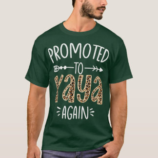 Leopard Pregnancy Announcement Soon To Be Yaya Aga T-Shirt