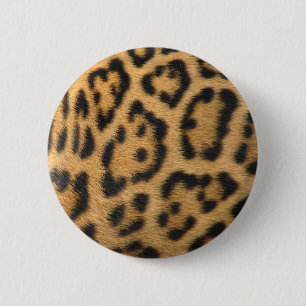 Leopard Print 6 Cm Round Badge