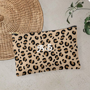 leopard print accessory bag, leopard print makeup  pouch