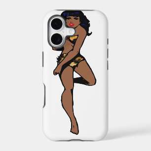 leopard print african pin up