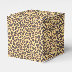 Leopard Print Animal Skin Pattern Favour Box