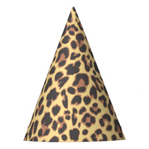 Leopard Print Animal Skin Patterns Party Hat