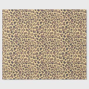 Leopard Print Animal Skin Patterns Wrapping Paper