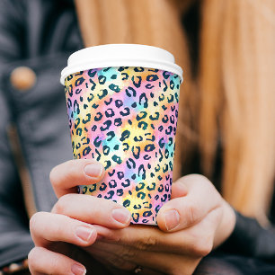 Leopard Print Animals Birthday Paper Cups