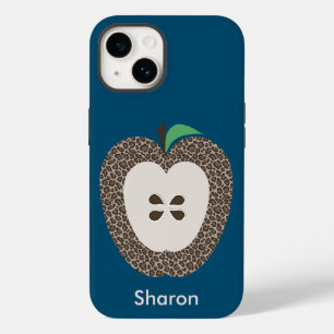 Leopard Print Apple Teachers Case-Mate iPhone Case