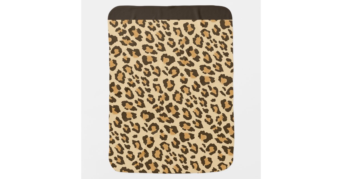 Leopard Print Baby Blanket Zazzle