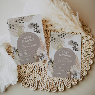 Leopard Print Baby Shower Invitation