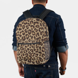 Leopard Print Backpack