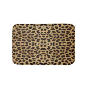 Leopard Print Bath Mat