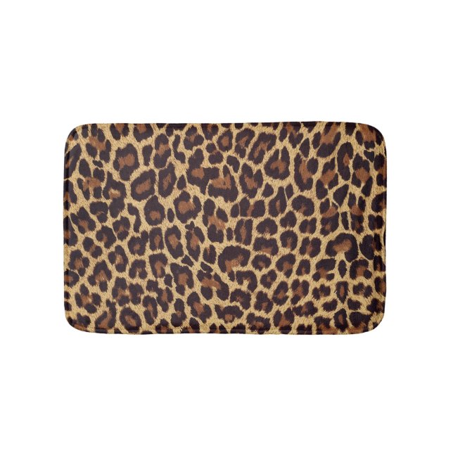Leopard Print Bath Mat (Front)