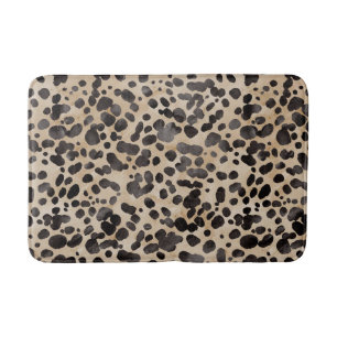 Leopard Print Bath Mat. Mat