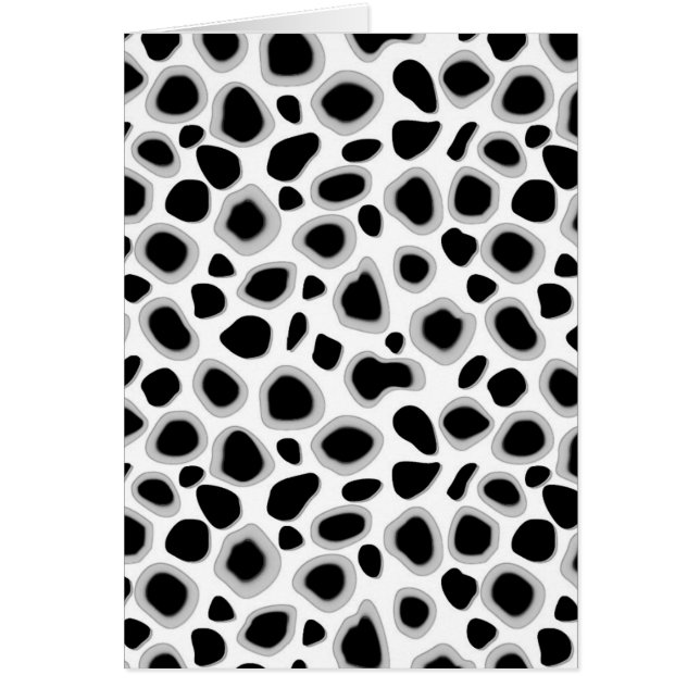 Leopard Print - Black and White (Front)