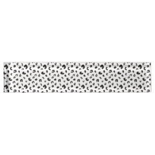 Leopard Print Black and White Nameplate