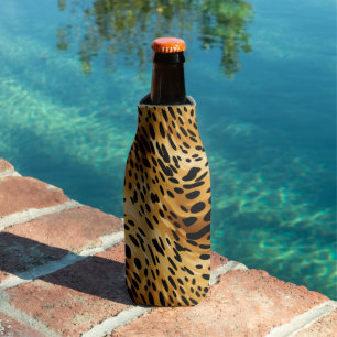 Leopard Print Bottle Cooler