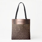 Leopard print brown black bronze