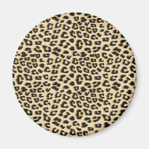 Leopard Print Brown Magnet
