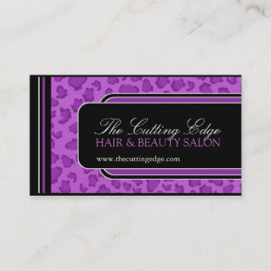Leopard Print Business Card