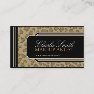 Leopard Print  Business Card