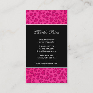 Leopard Print Business Cards