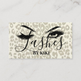 Leopard Print Business Cards