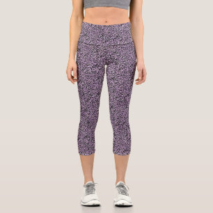 Leopard print capri legging