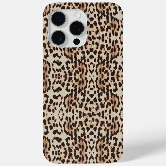 Leopard Print Case-Mate iPhone Case (Back)