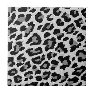 leopard print ceramic tile