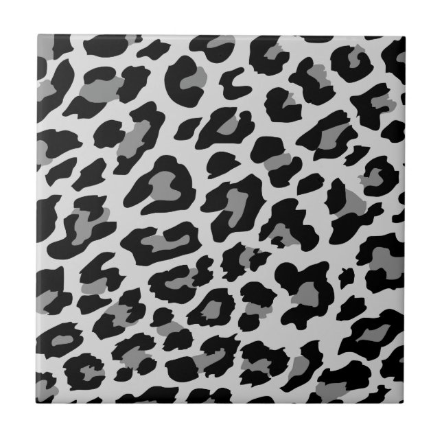 leopard print ceramic tile (Front)