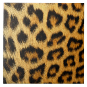 Leopard Print Ceramic Tile