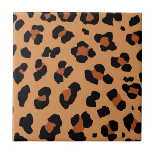 Leopard Print Ceramic Tile
