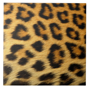 Leopard Print Ceramic Tile